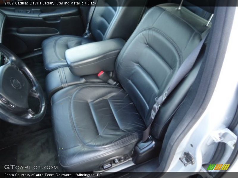 Front Seat of 2002 DeVille Sedan