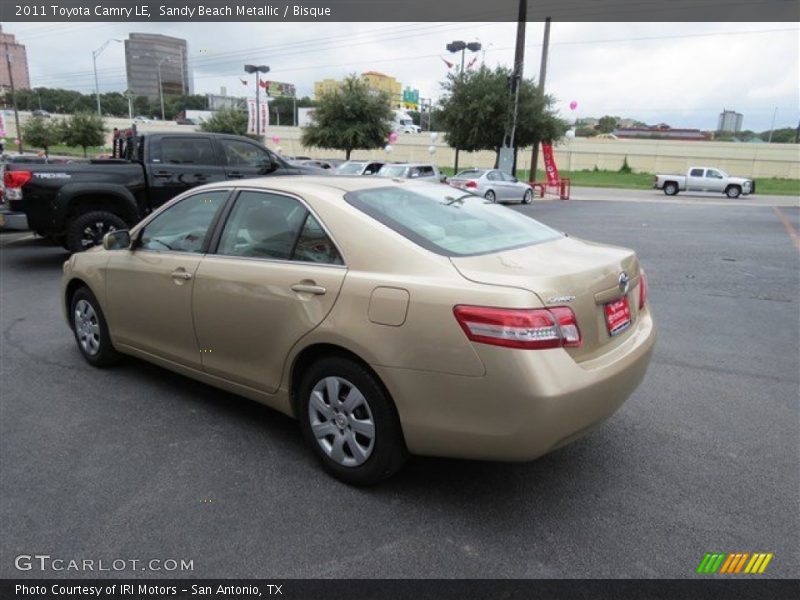 Sandy Beach Metallic / Bisque 2011 Toyota Camry LE