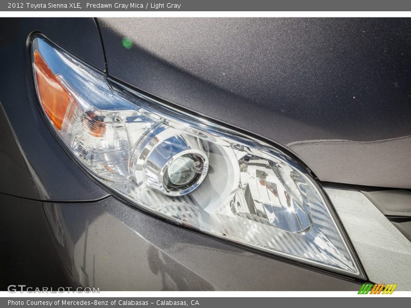 Predawn Gray Mica / Light Gray 2012 Toyota Sienna XLE