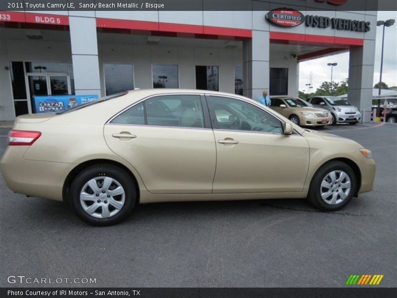 Sandy Beach Metallic / Bisque 2011 Toyota Camry LE