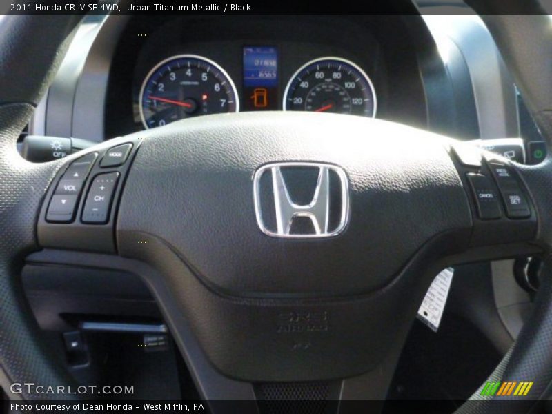 Urban Titanium Metallic / Black 2011 Honda CR-V SE 4WD