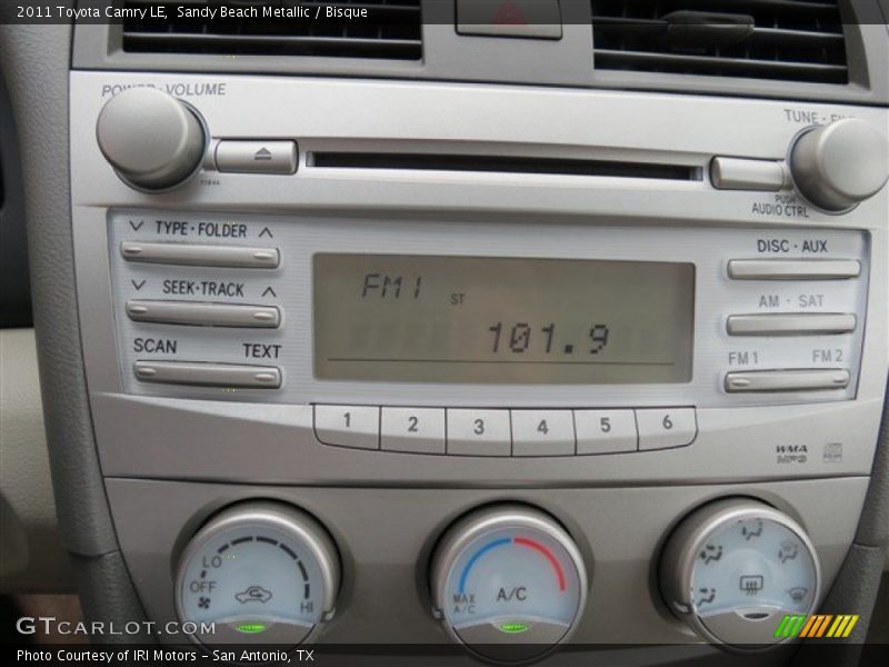 Sandy Beach Metallic / Bisque 2011 Toyota Camry LE