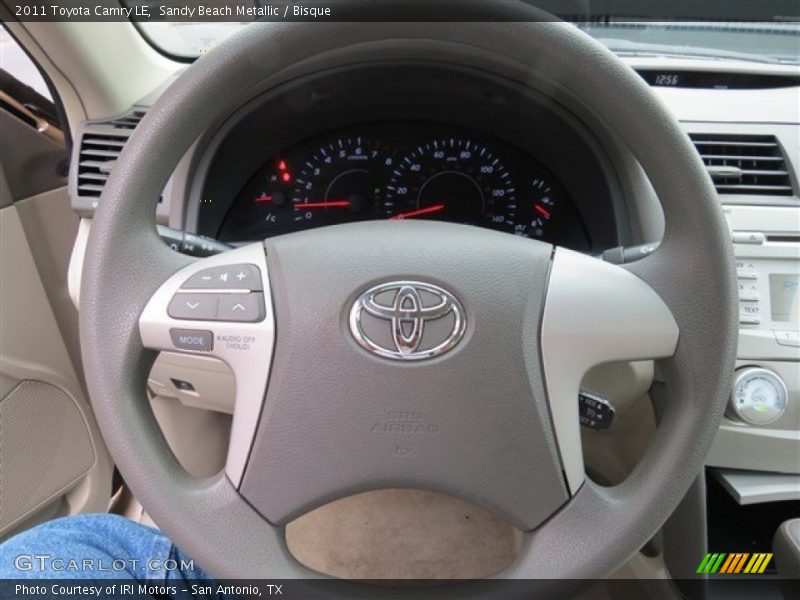 Sandy Beach Metallic / Bisque 2011 Toyota Camry LE
