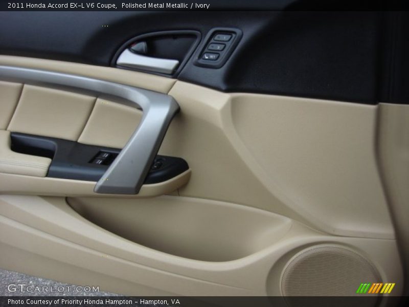 Polished Metal Metallic / Ivory 2011 Honda Accord EX-L V6 Coupe
