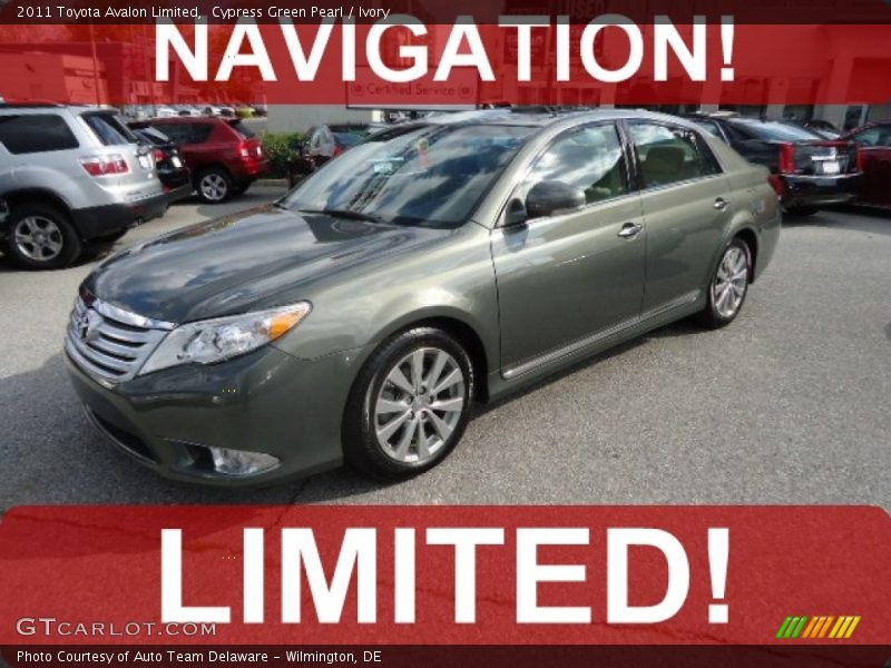 Cypress Green Pearl / Ivory 2011 Toyota Avalon Limited