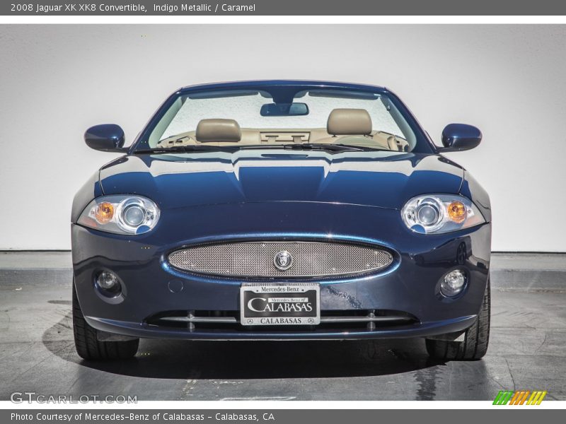 Indigo Metallic / Caramel 2008 Jaguar XK XK8 Convertible