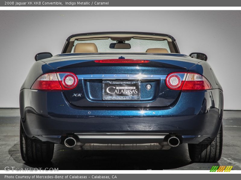 Indigo Metallic / Caramel 2008 Jaguar XK XK8 Convertible