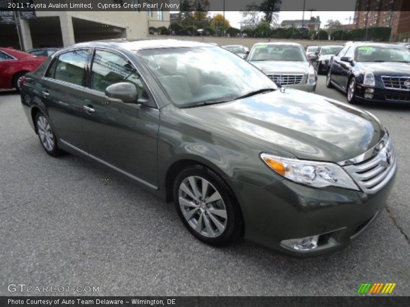 Cypress Green Pearl / Ivory 2011 Toyota Avalon Limited