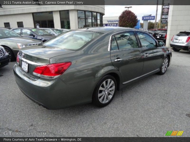 Cypress Green Pearl / Ivory 2011 Toyota Avalon Limited