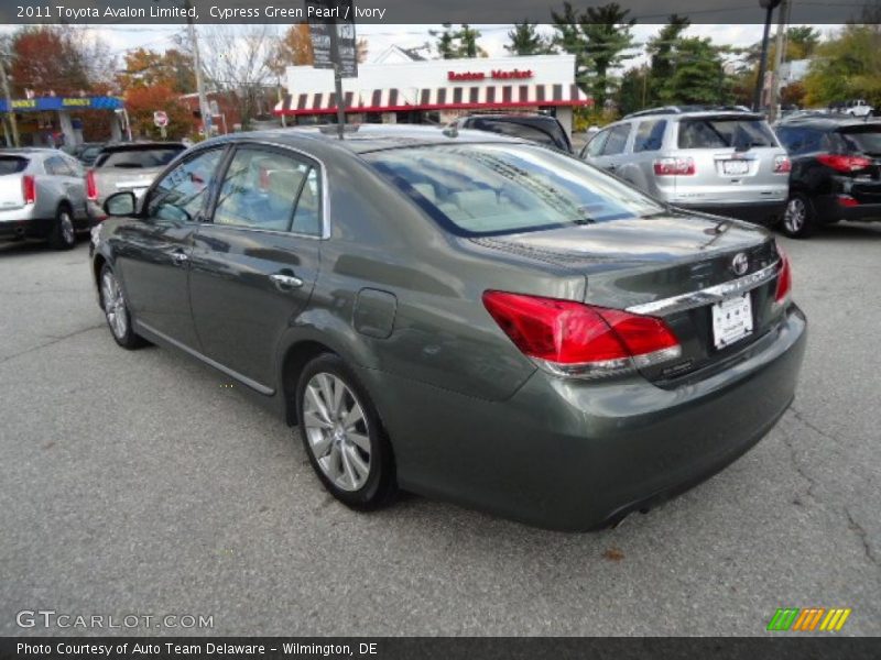 Cypress Green Pearl / Ivory 2011 Toyota Avalon Limited