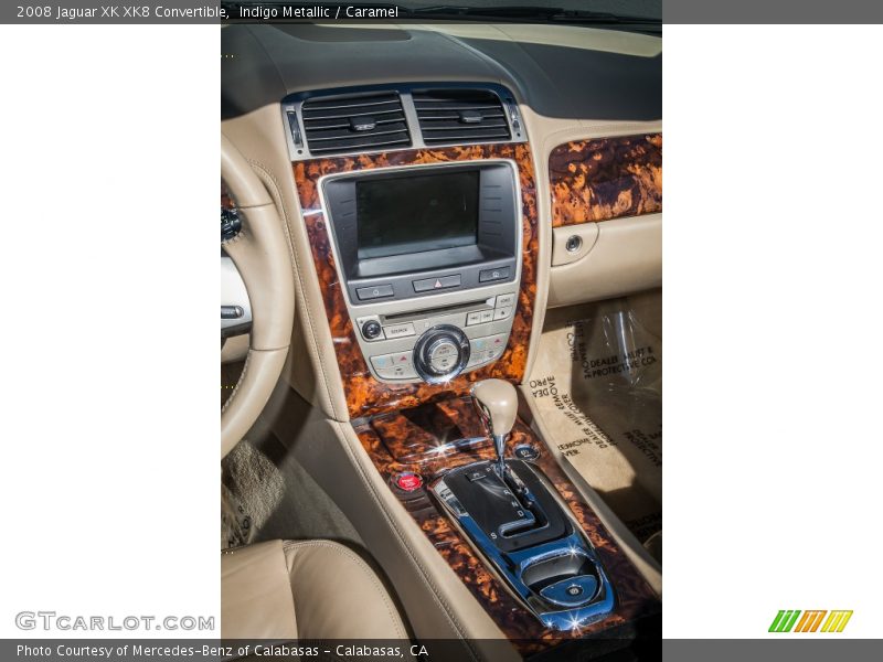 Indigo Metallic / Caramel 2008 Jaguar XK XK8 Convertible
