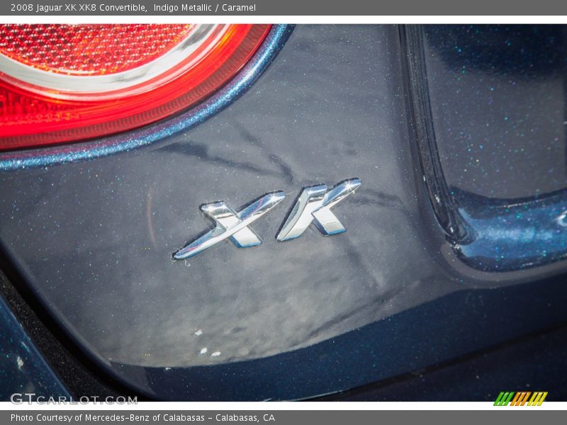 Indigo Metallic / Caramel 2008 Jaguar XK XK8 Convertible