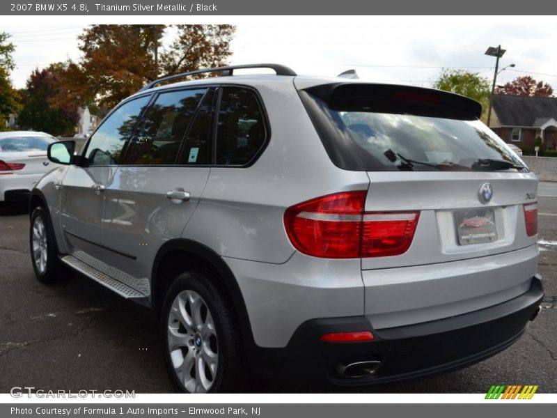 Titanium Silver Metallic / Black 2007 BMW X5 4.8i