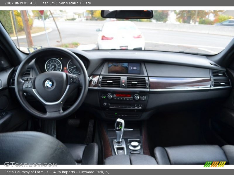 Titanium Silver Metallic / Black 2007 BMW X5 4.8i