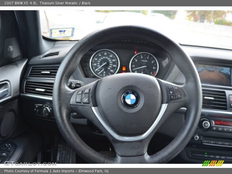 Titanium Silver Metallic / Black 2007 BMW X5 4.8i