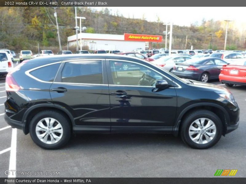 Crystal Black Pearl / Black 2012 Honda CR-V EX-L 4WD