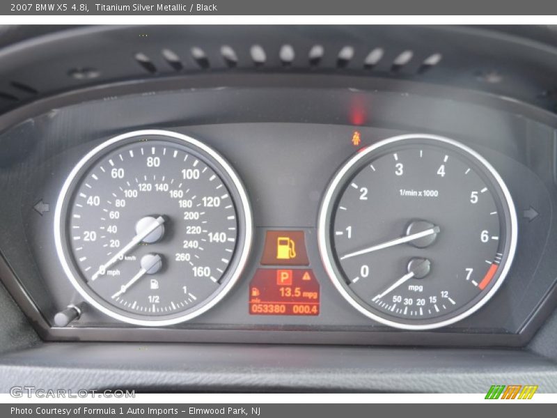 Titanium Silver Metallic / Black 2007 BMW X5 4.8i