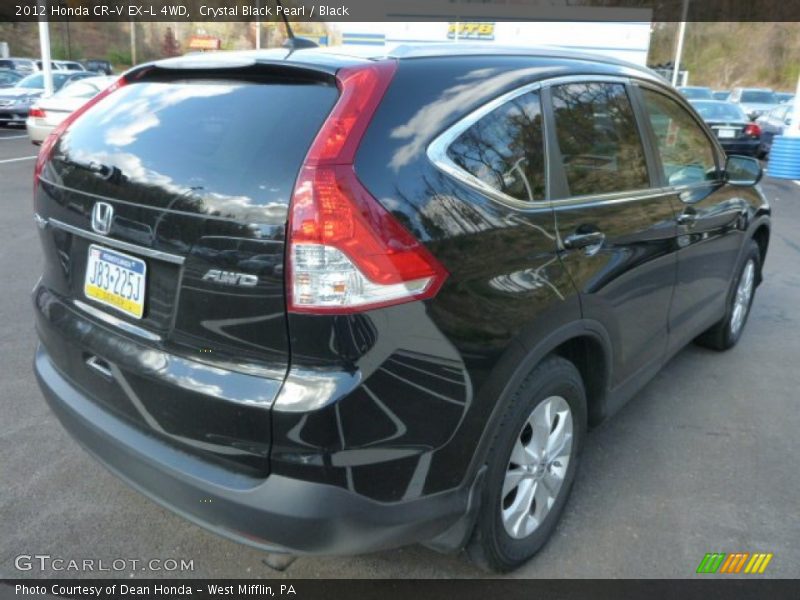 Crystal Black Pearl / Black 2012 Honda CR-V EX-L 4WD