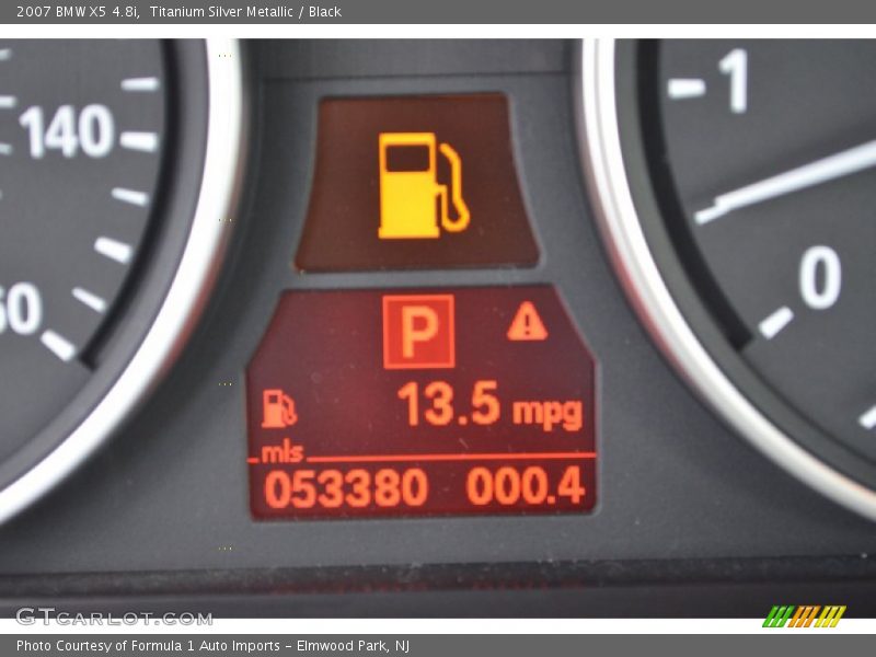 Titanium Silver Metallic / Black 2007 BMW X5 4.8i