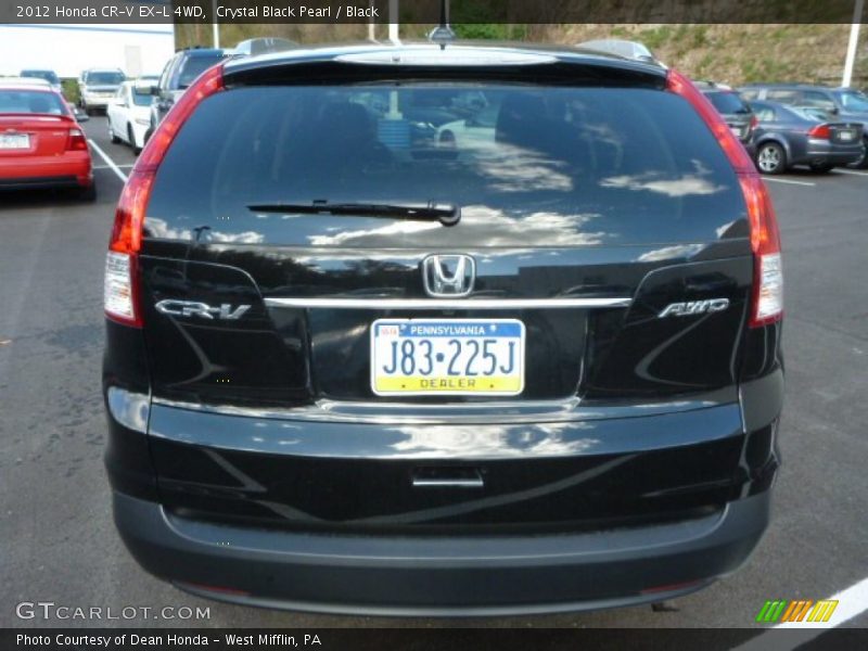 Crystal Black Pearl / Black 2012 Honda CR-V EX-L 4WD