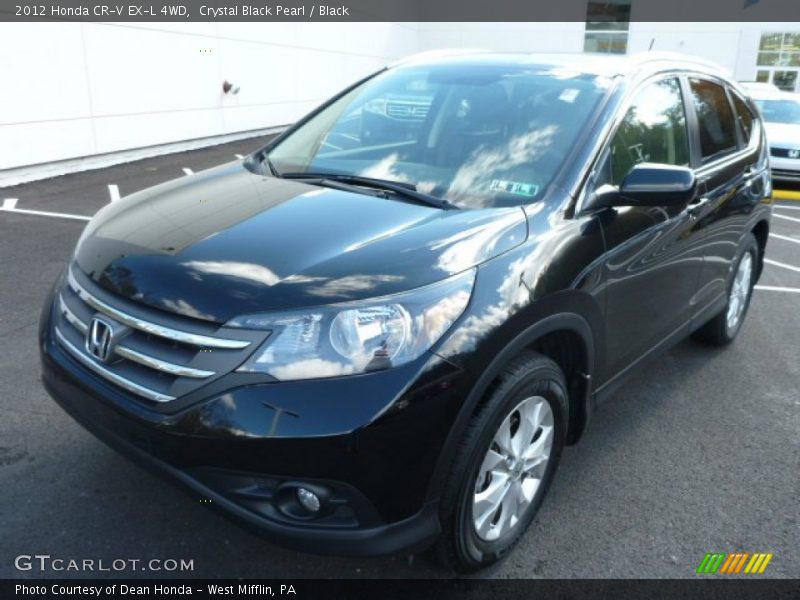 Crystal Black Pearl / Black 2012 Honda CR-V EX-L 4WD
