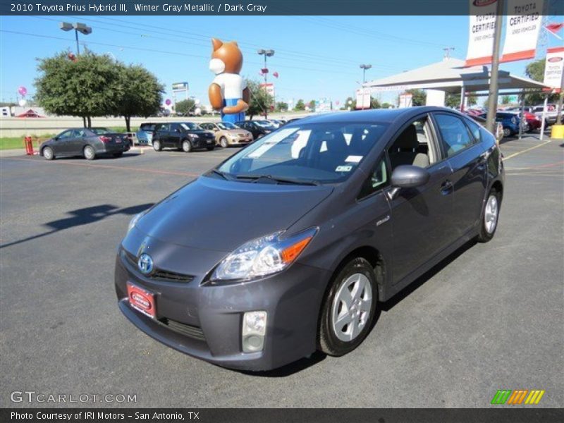 Winter Gray Metallic / Dark Gray 2010 Toyota Prius Hybrid III