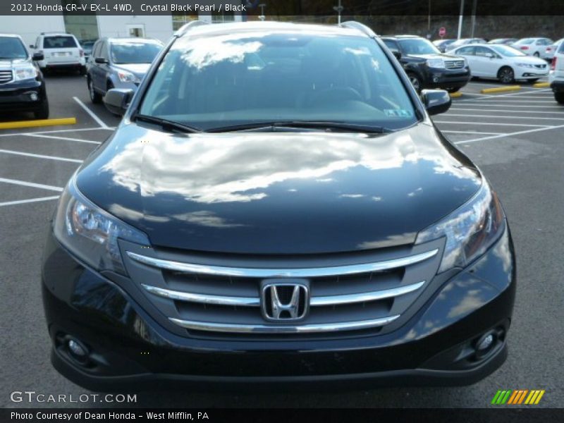 Crystal Black Pearl / Black 2012 Honda CR-V EX-L 4WD