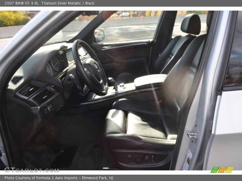 Titanium Silver Metallic / Black 2007 BMW X5 4.8i