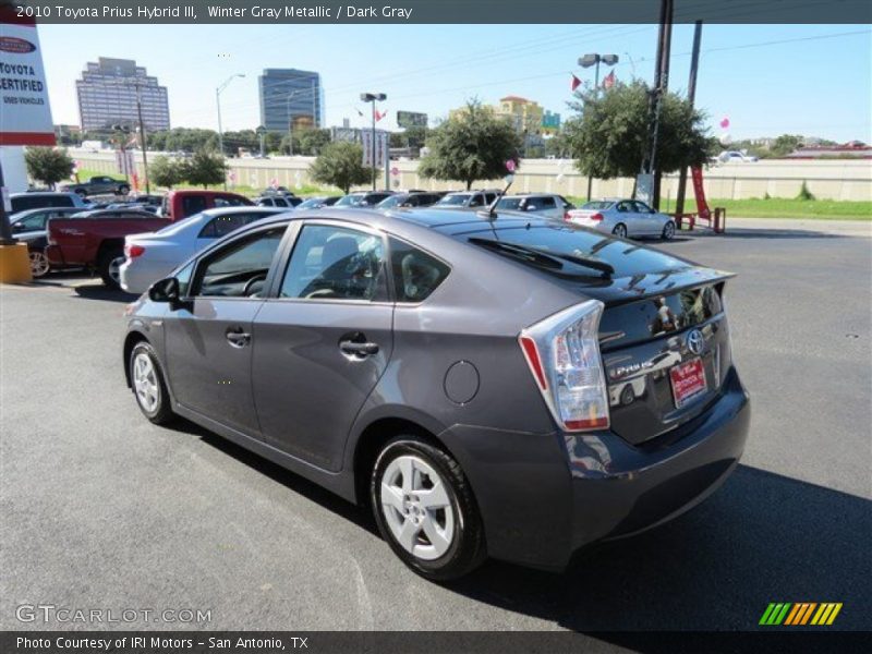 Winter Gray Metallic / Dark Gray 2010 Toyota Prius Hybrid III