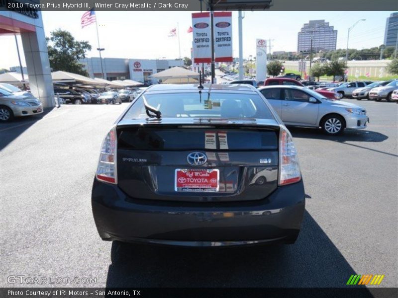 Winter Gray Metallic / Dark Gray 2010 Toyota Prius Hybrid III
