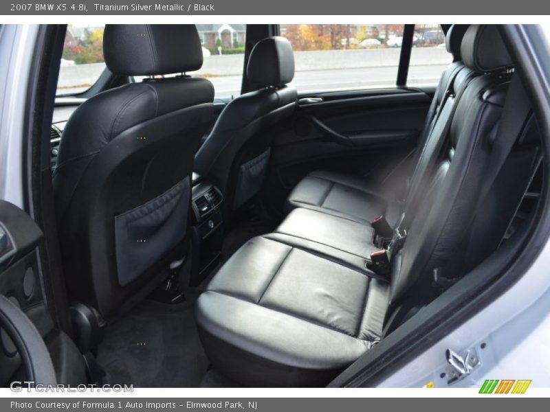 Titanium Silver Metallic / Black 2007 BMW X5 4.8i