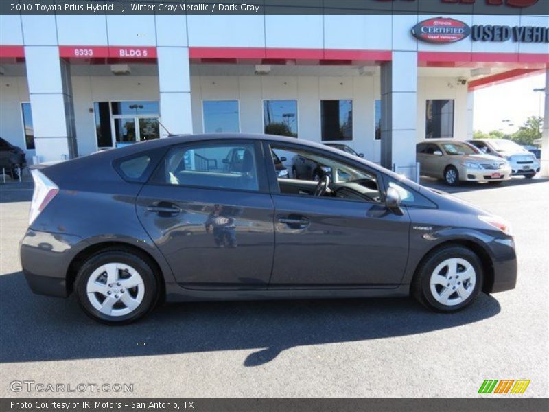 Winter Gray Metallic / Dark Gray 2010 Toyota Prius Hybrid III