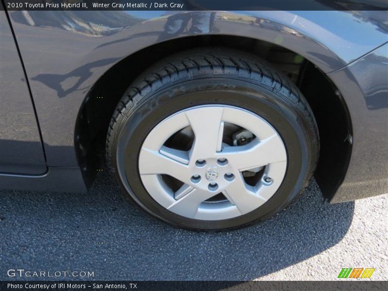 Winter Gray Metallic / Dark Gray 2010 Toyota Prius Hybrid III