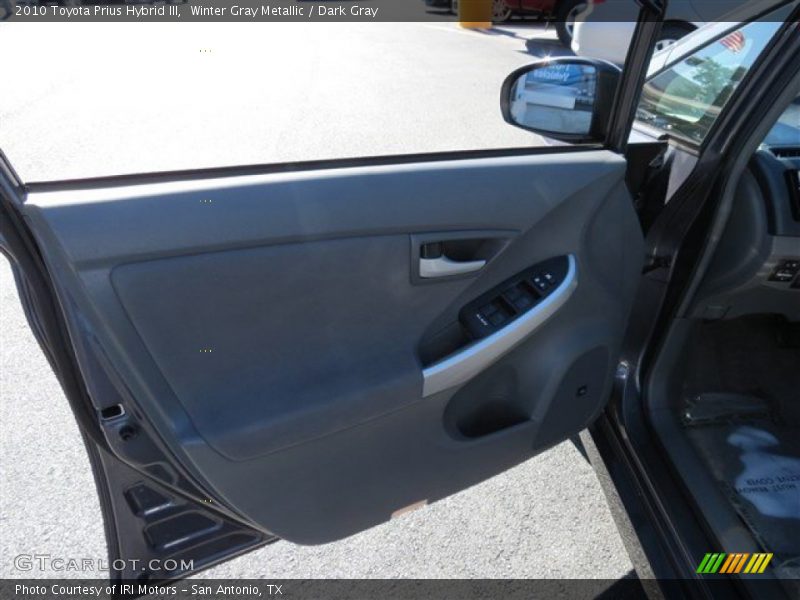 Winter Gray Metallic / Dark Gray 2010 Toyota Prius Hybrid III