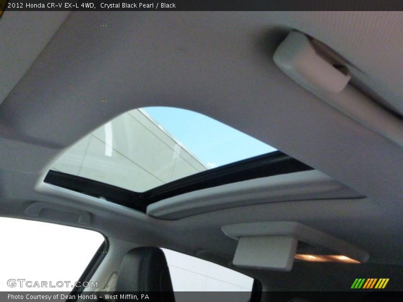 Crystal Black Pearl / Black 2012 Honda CR-V EX-L 4WD