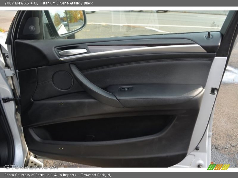 Titanium Silver Metallic / Black 2007 BMW X5 4.8i