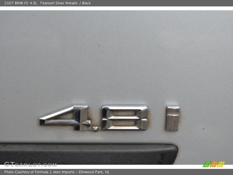 Titanium Silver Metallic / Black 2007 BMW X5 4.8i