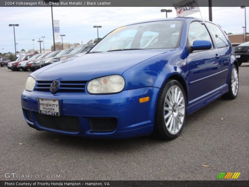 Deep Blue Metallic / Black Leather 2004 Volkswagen R32