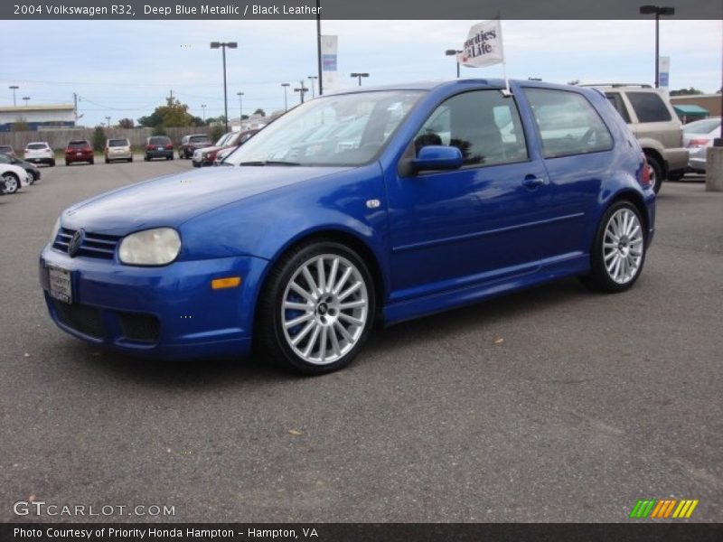 Deep Blue Metallic / Black Leather 2004 Volkswagen R32