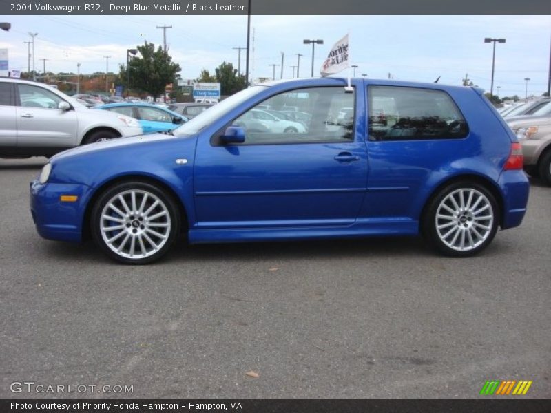 Deep Blue Metallic / Black Leather 2004 Volkswagen R32