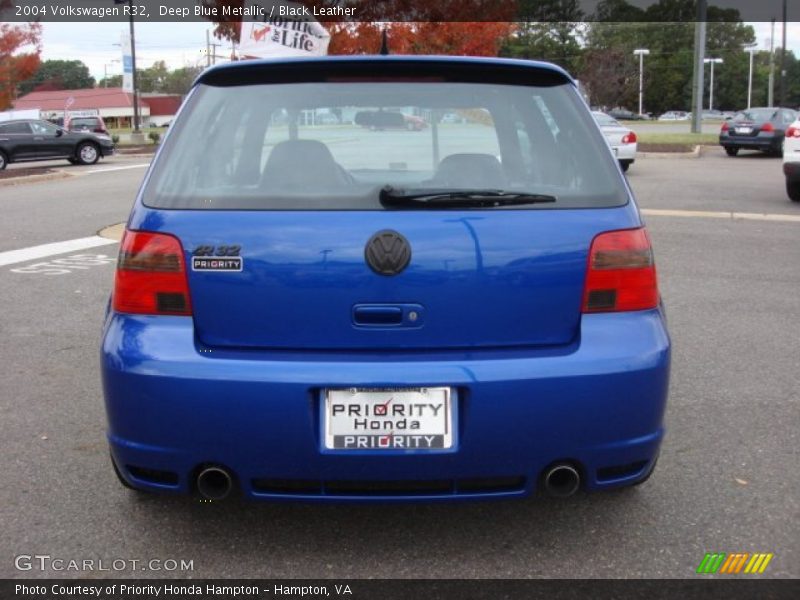 Deep Blue Metallic / Black Leather 2004 Volkswagen R32