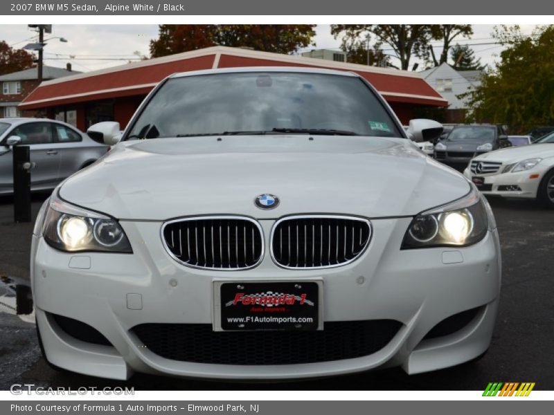Alpine White / Black 2007 BMW M5 Sedan
