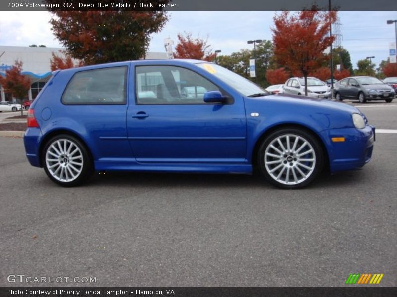 Deep Blue Metallic / Black Leather 2004 Volkswagen R32