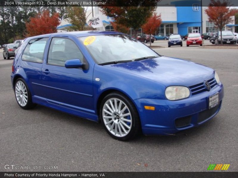 Deep Blue Metallic / Black Leather 2004 Volkswagen R32