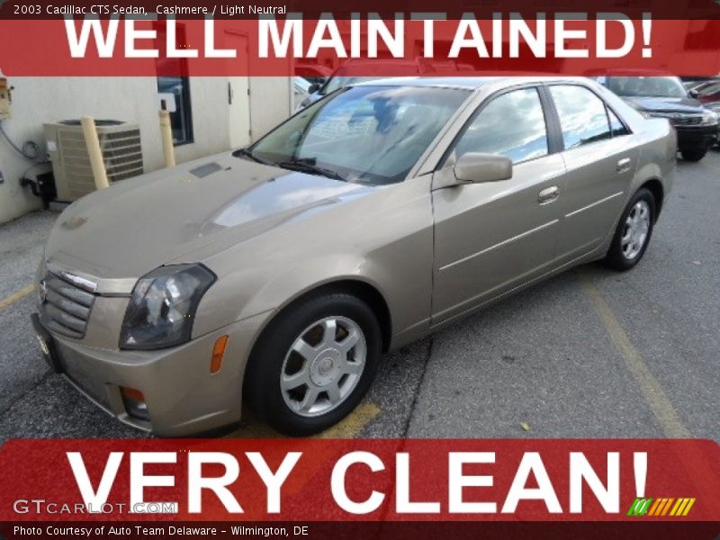 Cashmere / Light Neutral 2003 Cadillac CTS Sedan