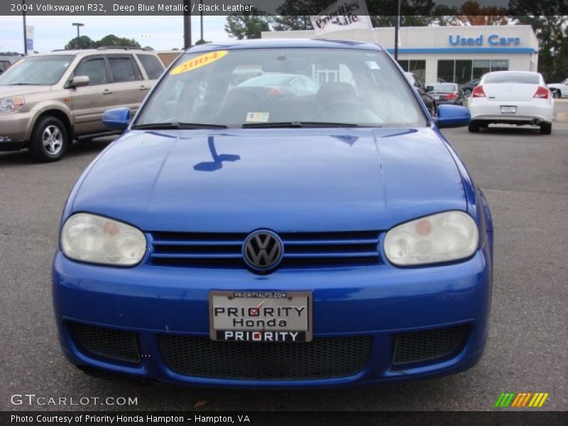Deep Blue Metallic / Black Leather 2004 Volkswagen R32