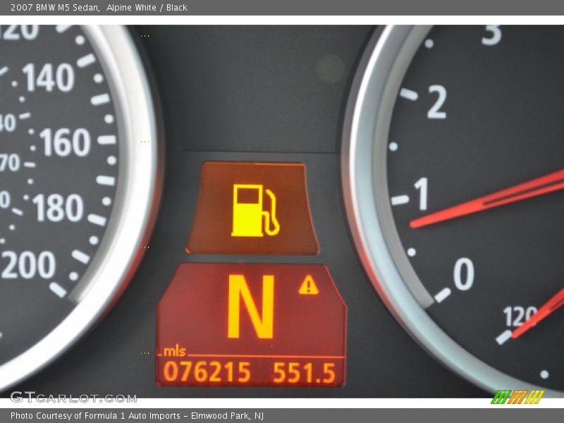 Alpine White / Black 2007 BMW M5 Sedan