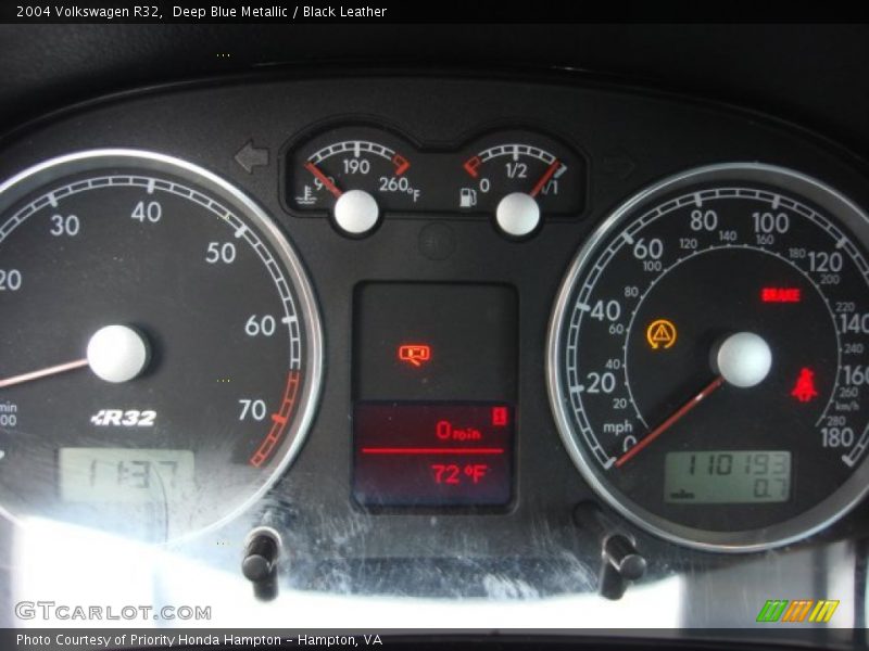 Deep Blue Metallic / Black Leather 2004 Volkswagen R32