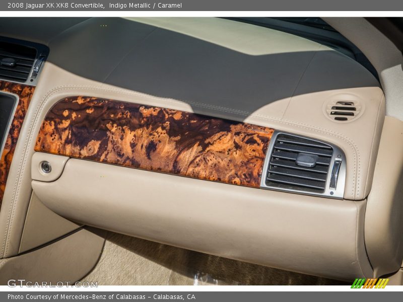 Indigo Metallic / Caramel 2008 Jaguar XK XK8 Convertible