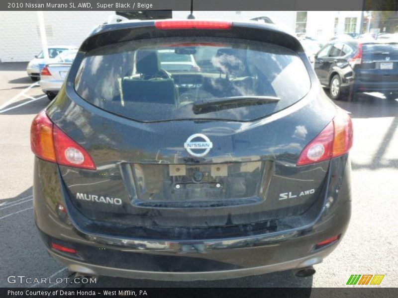 Super Black / Beige 2010 Nissan Murano SL AWD